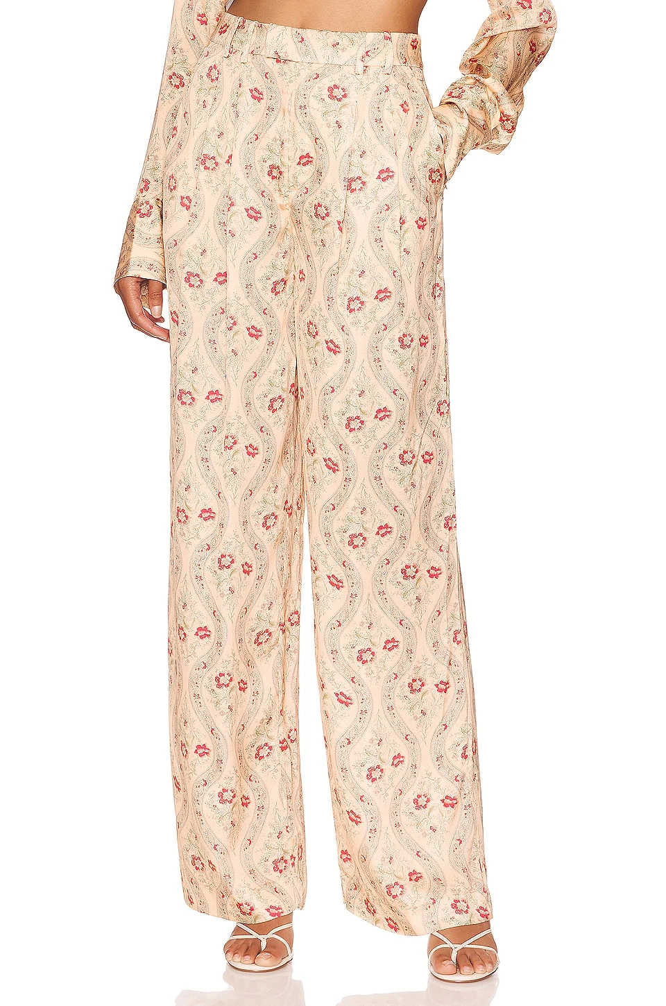 Alise Trouser Ivory Tapestry Multi 3 Alise Trouser Ivory Tapestry Multi