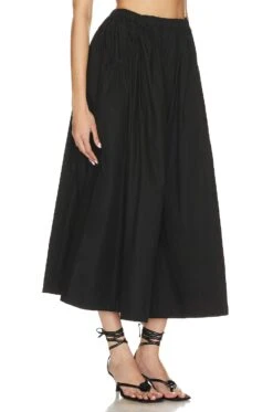 Arman Midi Skirt Black 7 Arman Midi Skirt Black -Fashion Clothing Store LCDE WQ171 V2