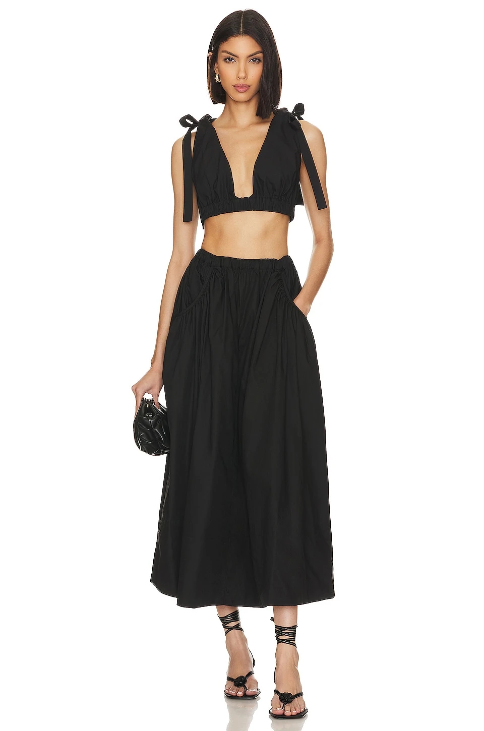 Arman Midi Skirt Black 6 Arman Midi Skirt Black - Image 4