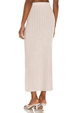 Roe Skirt Oatmeal -Fashion Clothing Store LCDE WQ81 V3