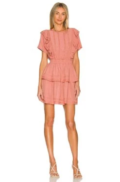 Alicia Mini Dress Blush