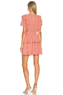 Alicia Mini Dress Blush -Fashion Clothing Store LEAX WD305 V3