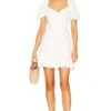 Hailey Mini Dress White -Fashion Clothing Store LEAX WD402 V1