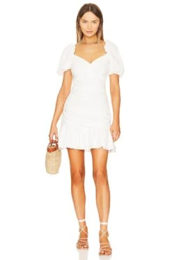 Hailey Mini Dress White