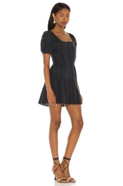 LoveShackFancy X REVOLVE Stern Dress Black -Fashion Clothing Store LESH WD454 V2