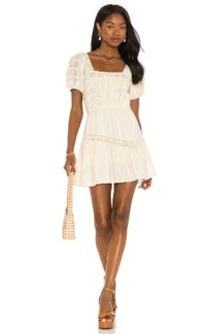 LoveShackFancy X REVOLVE Stern Dress Black -Fashion Clothing Store LESH WD455 V1