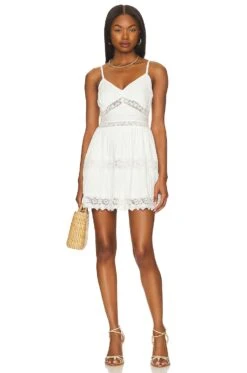 LoveShackFancy Cinnamon Dress Midnight 11 LoveShackFancy Cinnamon Dress Midnight -Fashion Clothing Store LESH WD736 V1 2