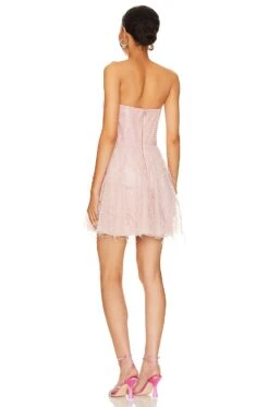 LoveShackFancy Marvella Dress Sweetheart Pink -Fashion Clothing Store LESH WD760 V3