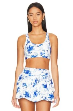 LoveShackFancy Ornice Bra Strong Current 12 LoveShackFancy Ornice Bra Strong Current -Fashion Clothing Store LESH WI10 V1 1