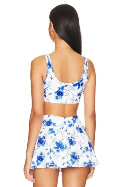 LoveShackFancy Ornice Bra Strong Current 10 LoveShackFancy Ornice Bra Strong Current -Fashion Clothing Store LESH WI10 V3