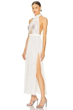 Renaissance Split Gown White -Fashion Clothing Store LIDR WD36 V3