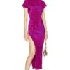 London Cocktail Dress Magenta -Fashion Clothing Store LIDR WD61 V1
