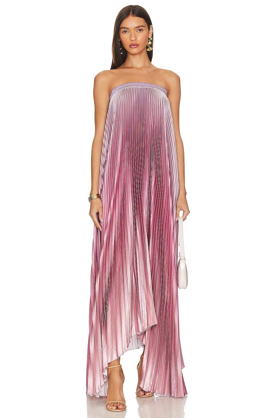 Bisous Strapless Gown Mauve Ombre 3 Bisous Strapless Gown Mauve Ombre