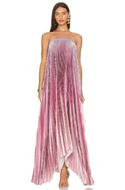 Bisous Strapless Gown Mauve Ombre 9 Bisous Strapless Gown Mauve Ombre -Fashion Clothing Store LIDR WD62 V4