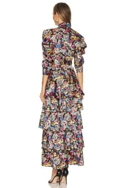 LIKELY Dannia Dress Black Multi -Fashion Clothing Store LIKR WD653 V3