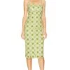 LIKELY ROBE JENILA Green Glow 2 LIKELY ROBE JENILA Green Glow -Fashion Clothing Store LIKR WD679 V1