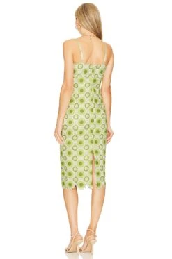 LIKELY ROBE JENILA Green Glow -Fashion Clothing Store LIKR WD679 V3