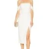LIKELY Midi Paz Dress White -Fashion Clothing Store LIKR WD682 V1