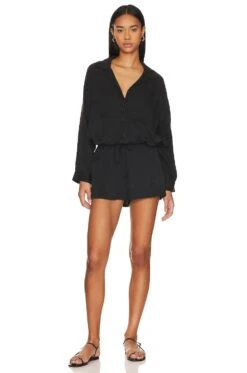 Teller Short Pirate Black -Fashion Clothing Store LNA WF35 V4