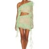 Ramona Mini Dress Pale Green -Fashion Clothing Store LOBR WD3 V1