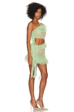 Ramona Mini Dress Pale Green 7 Ramona Mini Dress Pale Green -Fashion Clothing Store LOBR WD3 V2