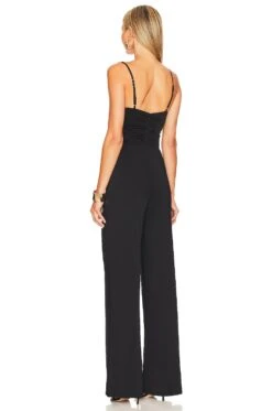 Maxine Jumpsuit Black 7 Maxine Jumpsuit Black -Fashion Clothing Store LOVF WC290 V3