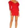 Isa Mini Dress Cherry Red -Fashion Clothing Store LOVF WD1986 V1