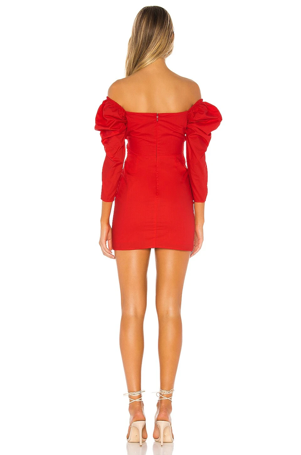Isa Mini Dress Cherry Red 5 Isa Mini Dress Cherry Red - Image 3