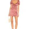 Porter Mini Dress Deep Rose -Fashion Clothing Store LOVF WD2094 V1