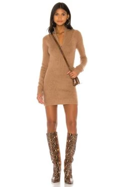 Anthea Sweater Dress Ivory -Fashion Clothing Store LOVF WD2255 V1 1