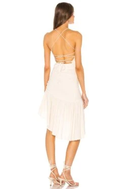 Naomi Dress Light Beige -Fashion Clothing Store LOVF WD2602 V4