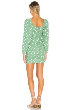 Kass Mini Dress Spring Green -Fashion Clothing Store LOVF WD2662 V3