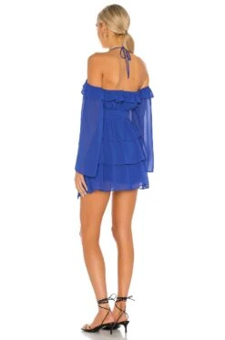 Vittoria Mini Dress Bright Navy -Fashion Clothing Store LOVF WD2804 V3