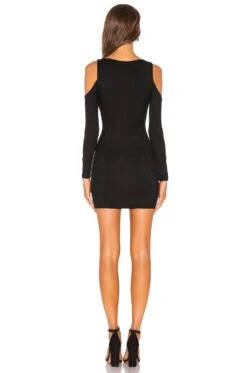Flint Mini Dress Black -Fashion Clothing Store LOVF WD2835 V3