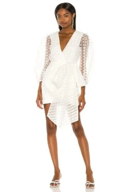 Alize Mini Dress White
