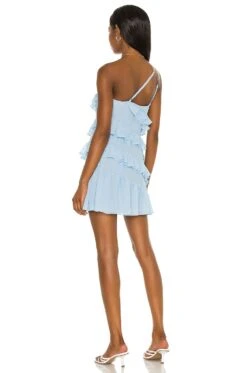 Dawn Mini Dress Baby Blue -Fashion Clothing Store LOVF WD2975 V3