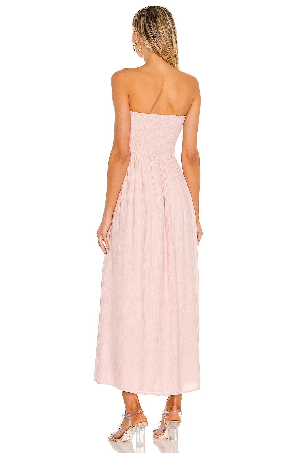 Fielle Midi Dress Baby Pink 5 Fielle Midi Dress Baby Pink - Image 3
