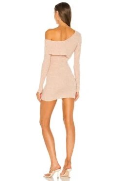 Sydney Dress Light Oat -Fashion Clothing Store LOVF WD3088 V3