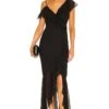 Karen Maxi Dress Black -Fashion Clothing Store LOVF WD3181 V1