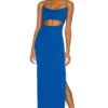Layla Maxi Dress Blue Quartz -Fashion Clothing Store LOVF WD3198 V1