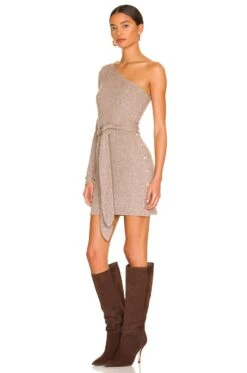 Sierra Mini Dress Chestnut Brown 8 Sierra Mini Dress Chestnut Brown -Fashion Clothing Store LOVF WD3210 V3
