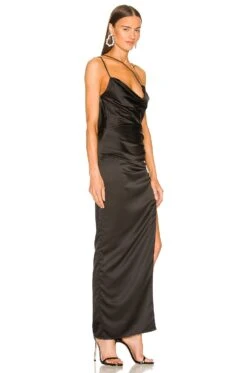 Maegan Gown Black 8 Maegan Gown Black -Fashion Clothing Store LOVF WD3232 V2