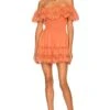Dallas Mini Dress Peach -Fashion Clothing Store LOVF WD3311 V1
