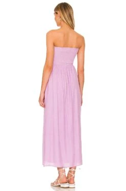 VESTIDO MIDI FIELLE Lavender Purple 9 VESTIDO MIDI FIELLE Lavender Purple -Fashion Clothing Store LOVF WD3356 V3