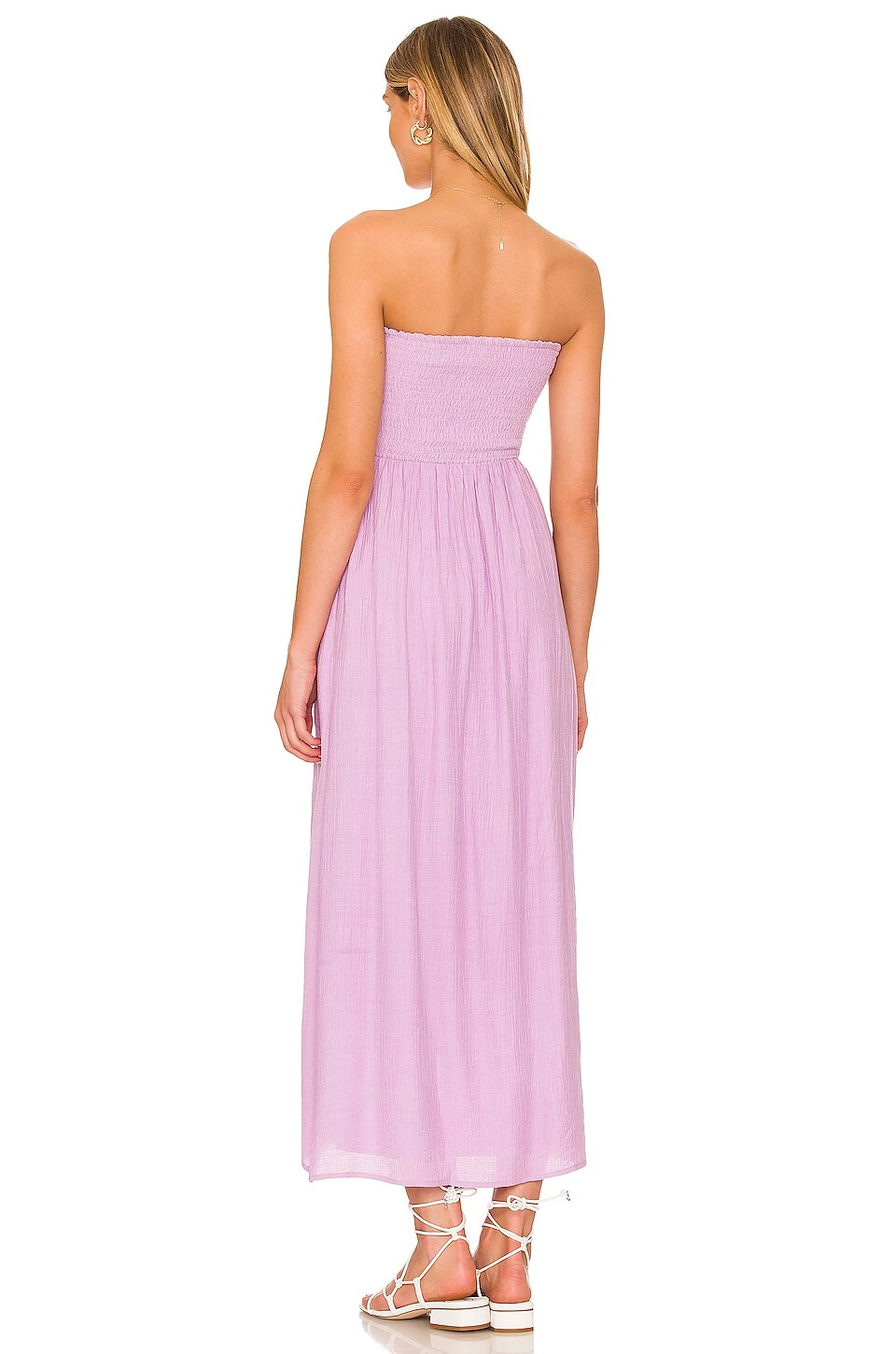 VESTIDO MIDI FIELLE Lavender Purple 5 VESTIDO MIDI FIELLE Lavender Purple - Image 3