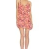 Hazel Mini Dress Impressionist Floral -Fashion Clothing Store LOVF WD3617 V1