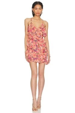 Hazel Mini Dress Impressionist Floral