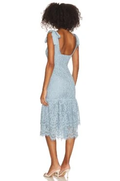 Day Keeper Midi Dress Sky Blue -Fashion Clothing Store LOVF WD3717 V3