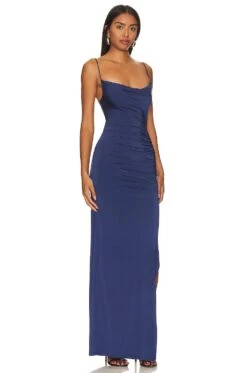Odessa Gown Navy -Fashion Clothing Store LOVF WD3757 V2