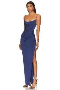 Odessa Gown Navy -Fashion Clothing Store LOVF WD3757 V3